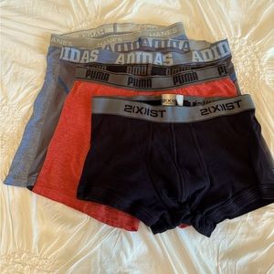 2(X)IST Men’s underwear bundle with 3 other brands, all size small